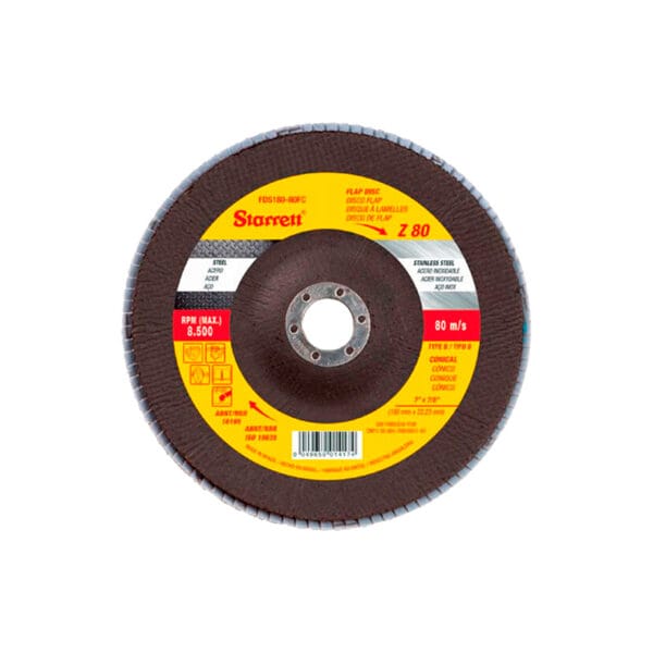 DISCO FLAP G40 FIBRA 180MM STARRET