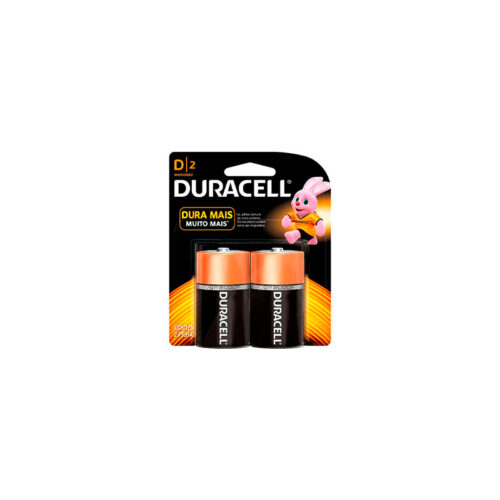 PILHA DURACELL ALCALINA GD C/02 D