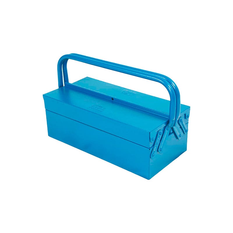 CAIXA FERRAM. ACO SANF. 50CM C/3 GAV AZ FERCAR