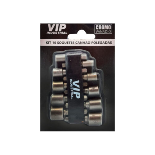 JG SOQUETE 1/4 MAGNET. SX 5/32 A 1/2 10PÇS VIP