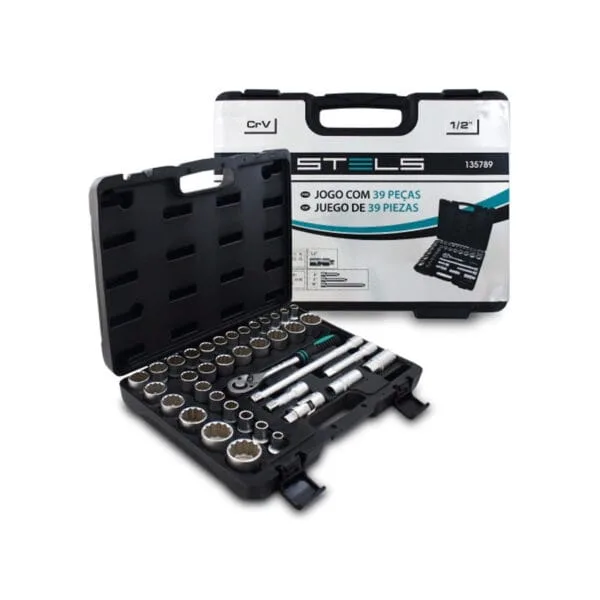 JG SOQUETE STELS 1/2 39 PCS