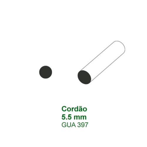 BORRACHA VEDACAO CORDAO 5.5MM CINZA 50MTS FIXA