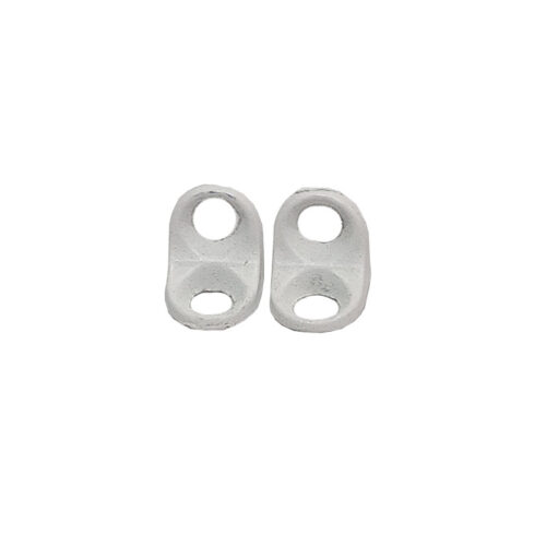 CANTONEIRA 2FUROS MACIÇA BRANCA FIXA C/100