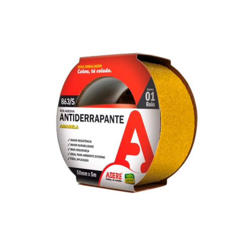 FITA ANTIDERRAPANTE AMARELA 50MMX5M