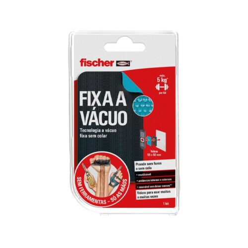 ADESIVO FIXA A VACUO FECHO REMOVIVEL FISCHER