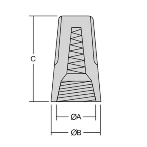 TERMINAL ELET. CONECTOR TORCAO CZ 0,8-2,5MM