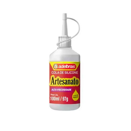 COLA DE SILICONE ARTESANATO 100ML ADELBRAS