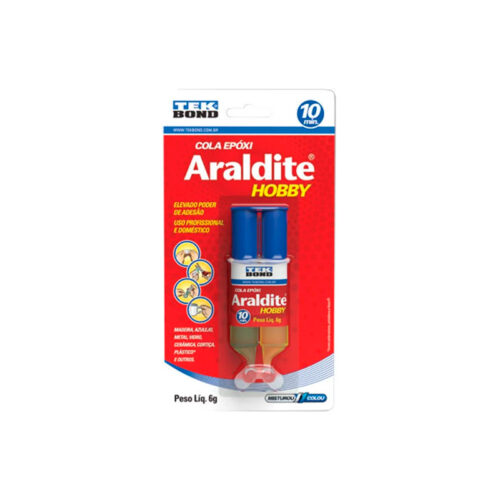 ADESIVO ARALDITE HOBBY SERINGA 6G