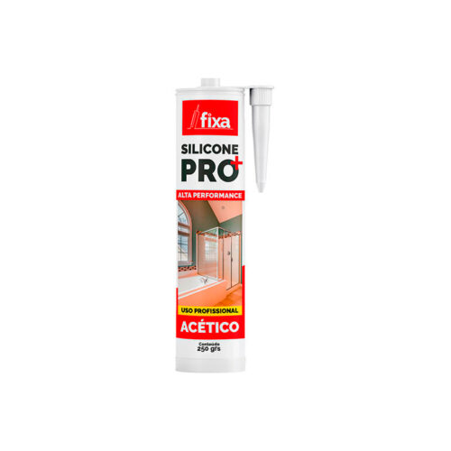 SILICONE FIXA PRO ACETICO 250GR PRETO