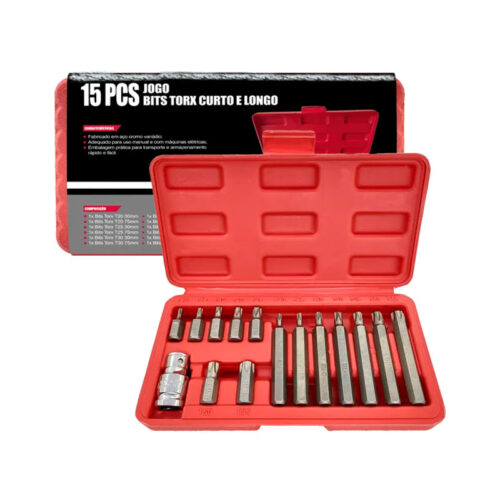 JG BITS PONTEIRA TORX VIP 15PCS