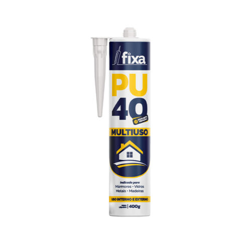 ADESIVO FIXA PU40 MULTIUSO BRANCO 400GR