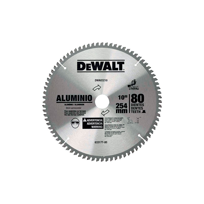 SERRA ALUM 250X80Z F30MM DWA03210 DEWALT
