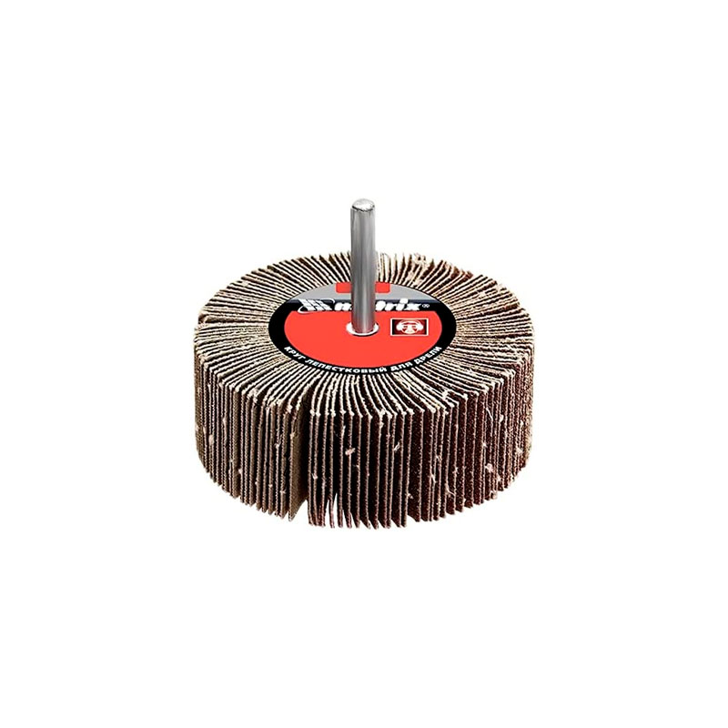 RODA DE LIXA C/HASTE 6MM 60X30 G40 MTX