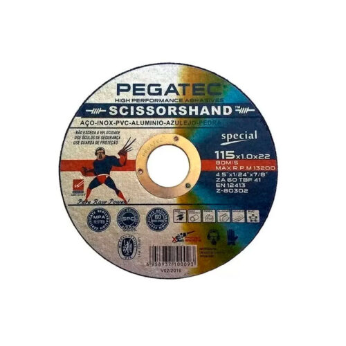 DISCO CORTE SCISSORSHAND 115X1,0X22,2 PEGATEC