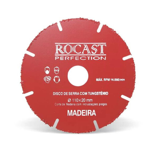 DISCO SERRA TUNGSTENIO P/MAD 110X20MM ROCAST