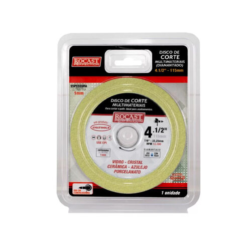 DISCO CORTE MULTIMATERIAS 115X22.2MM ROCAST