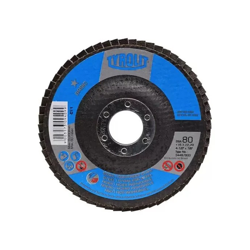 DISCO FLAP TYROLIT 27CLA 115X22,23 ZA80Q-B