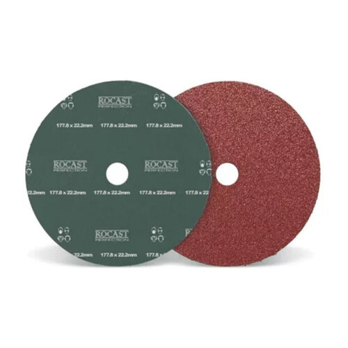 DISCO DE LIXA C/VELCRO 100MM GRAO 24 C/10 ROCAST