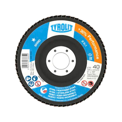 DISCO FLAP TYROLIT 28CLA 115X22,23 ZA40-BBASIC