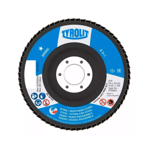 DISCO FLAP RETO NYLON TYROLIT 115X22,23 ZACA60BSTANDARD