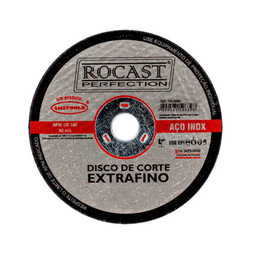 DISCO CORTE 3" 75X2,00X10 ROCAST