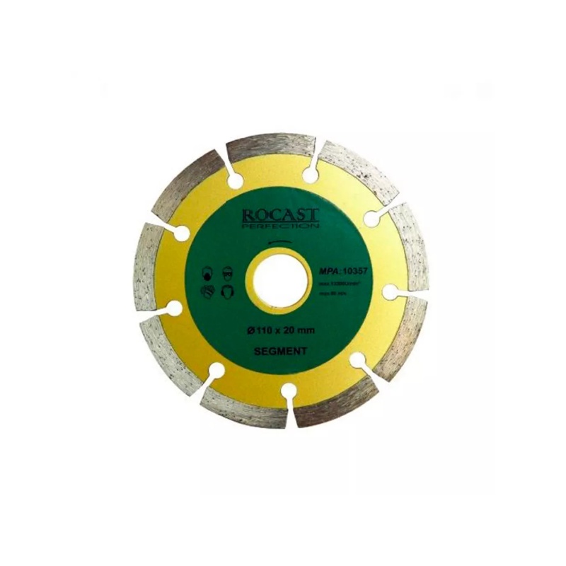 DISCO DIAM. SEGMENTADO ROCAST 110X20MM