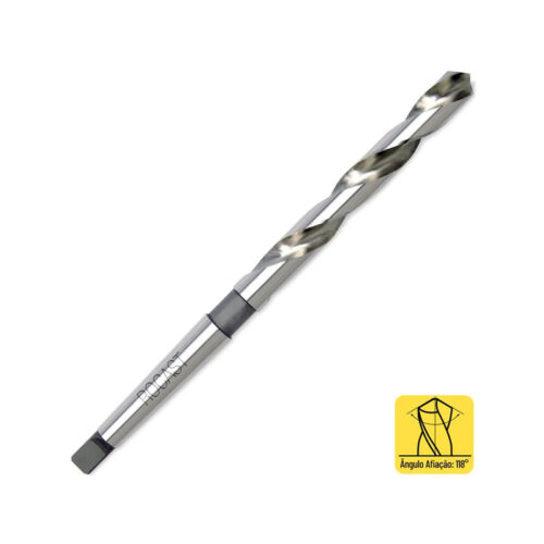 BROCA ACO RAPIDO HASTE CONICA DIN345 ROCAST 20.00MM