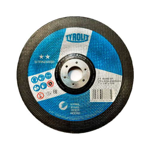 DISCO DESBASTE AÇO 178X6X22,23 STANDARD TYROLIT