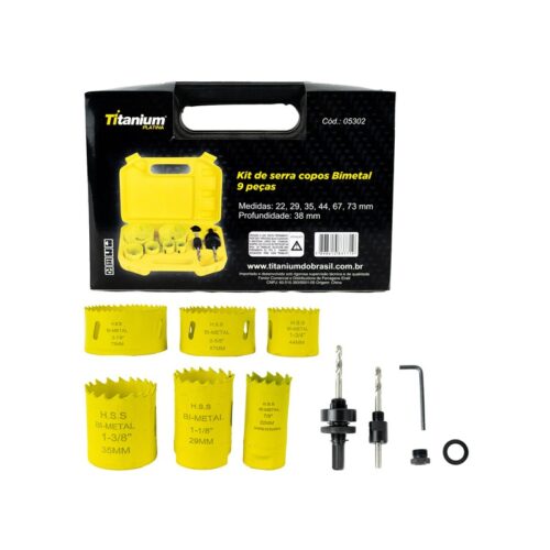 JG SERRA COPO 9 PCS TITANIUM&nbsp;&nbsp;