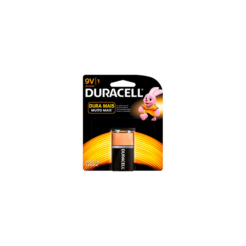 PILHA DURACELL BATERIA 9V
