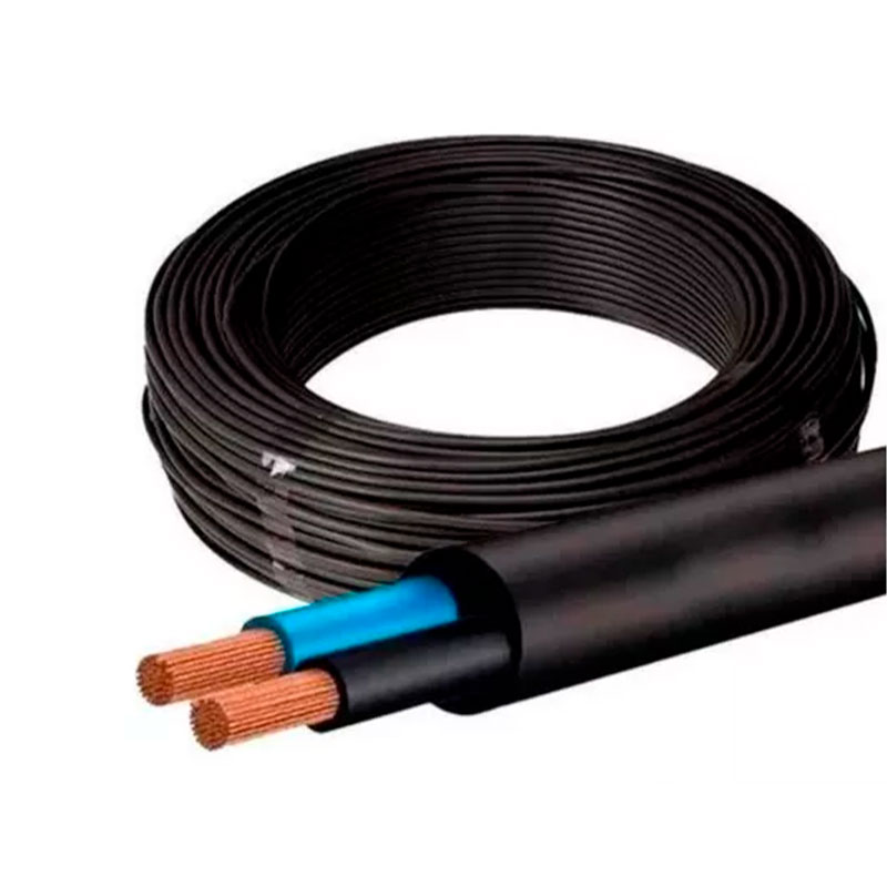 CABO ELETR. PARAL. 2X2,50MM CLASSE 5 PRETO