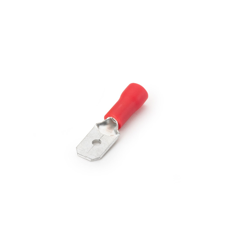 TERMINAL ELET. MACHO ISOL. 0,5X1,5 VERM