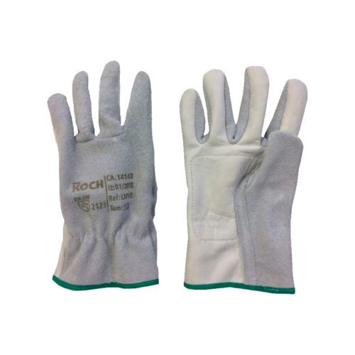 LUVA VAQUETA/PETROL.CONFIANCA MISTA 09CM