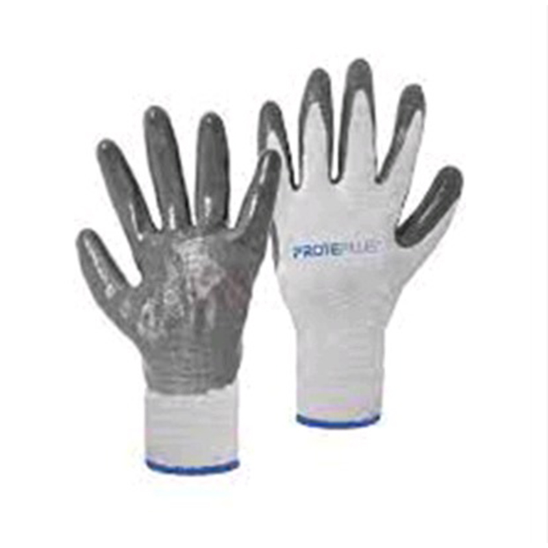 LUVA TRICOT POLIESTAR C/ BANHO NITRILICO PPM04 TAM P