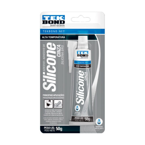 SILICONE ALTA TP.CINZA TEK 50G BLIS