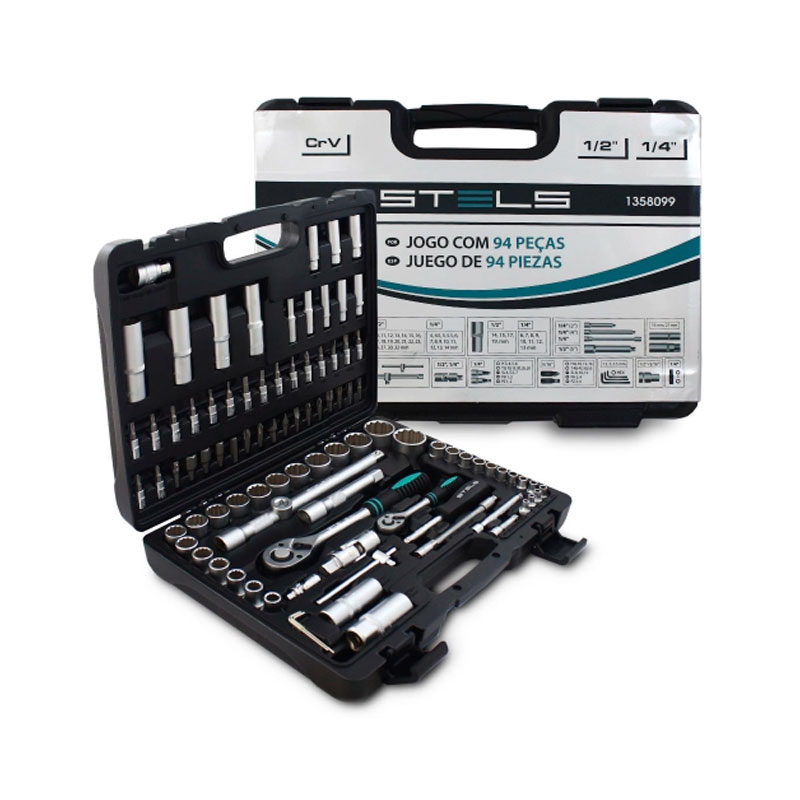 JG SOQUETE STELS 1/4 94 PCS