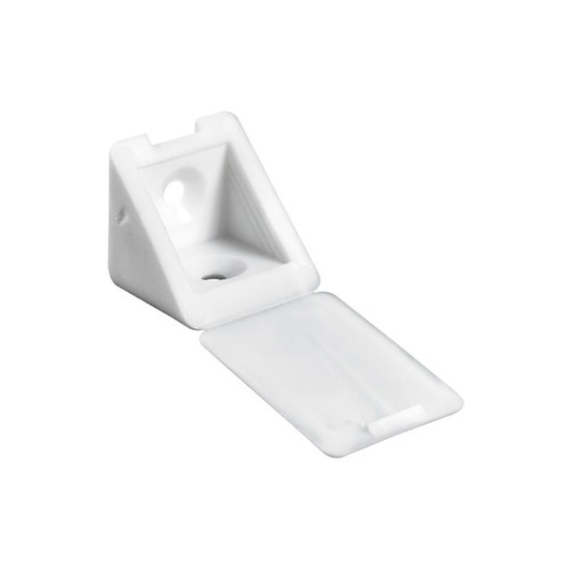 CANTONEIRA PLAST. TRIANG. SIMPLES BRANCO 2 FUROS