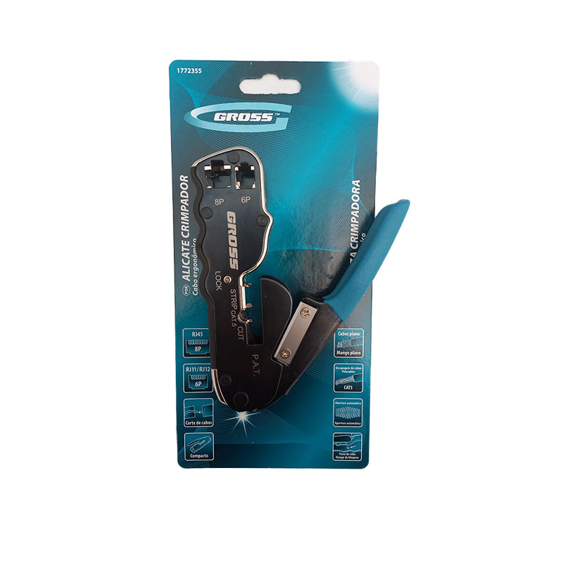 ALICATE CRIMPADOR TELRJ11/12.RJ45 EMBOR GROSS