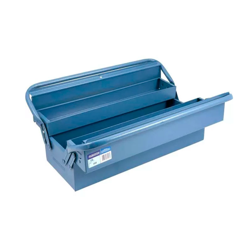 CAIXA FERRAM. ACO SANF. 50CM C/3 GAV.AZ MARCON