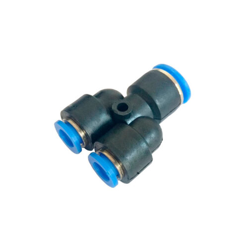 CONEXAO RAP. PNEUM. Y REDUCAO 1X8MM - 2X6MM