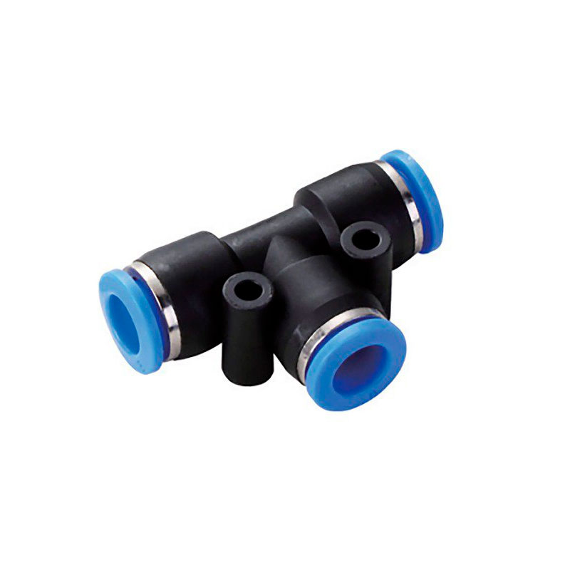 CONEXAO RAP. PNEUM. TEE REDUCAO 2X8MM - 1X6MM