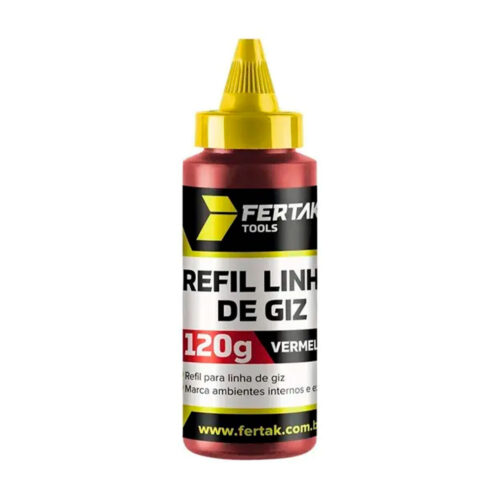GIZ DE LINHA REFILL 120G VERMELHO FERTAK