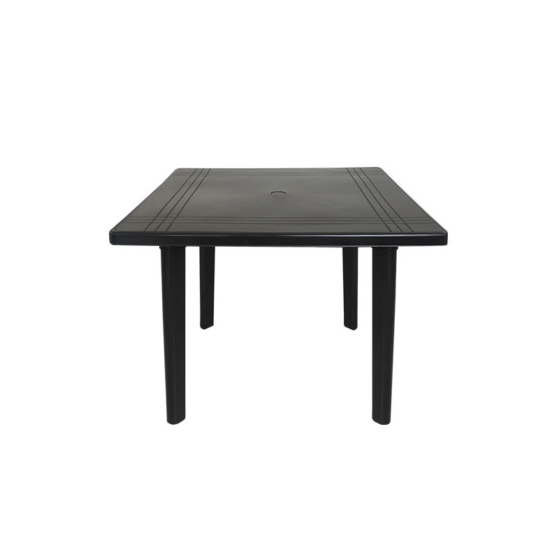 MESA QUADRADA DESMONTAVEL PRETA