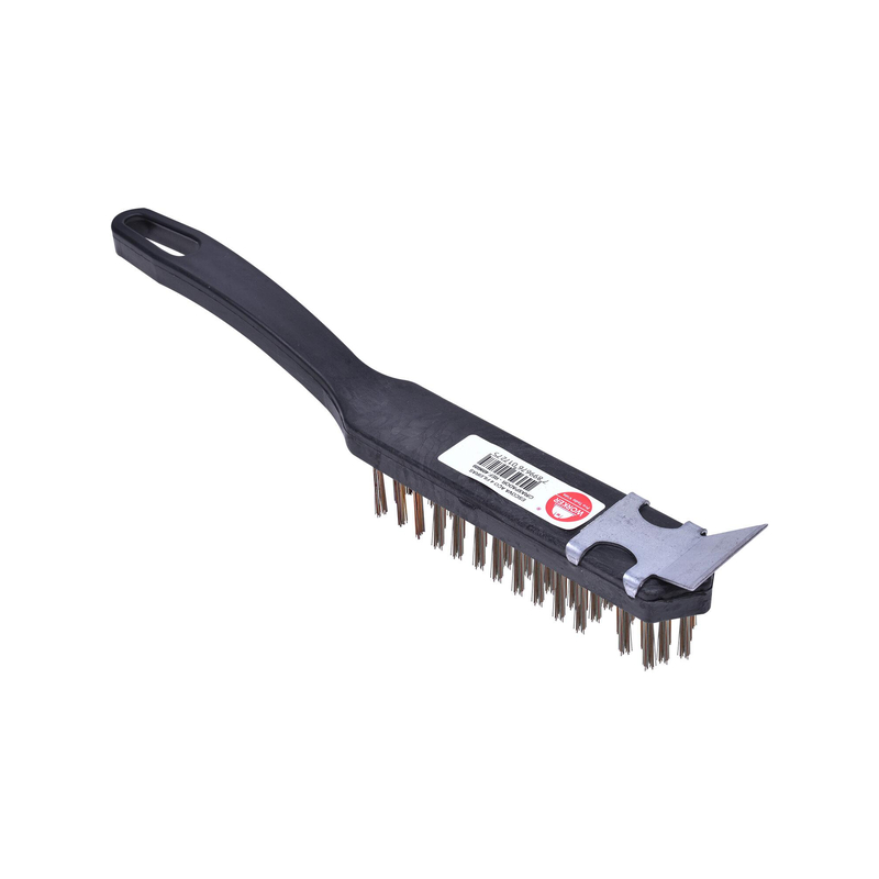 ESCOVA ACO MANUAL CB 4 FILEIRAS RASPADO WORKER