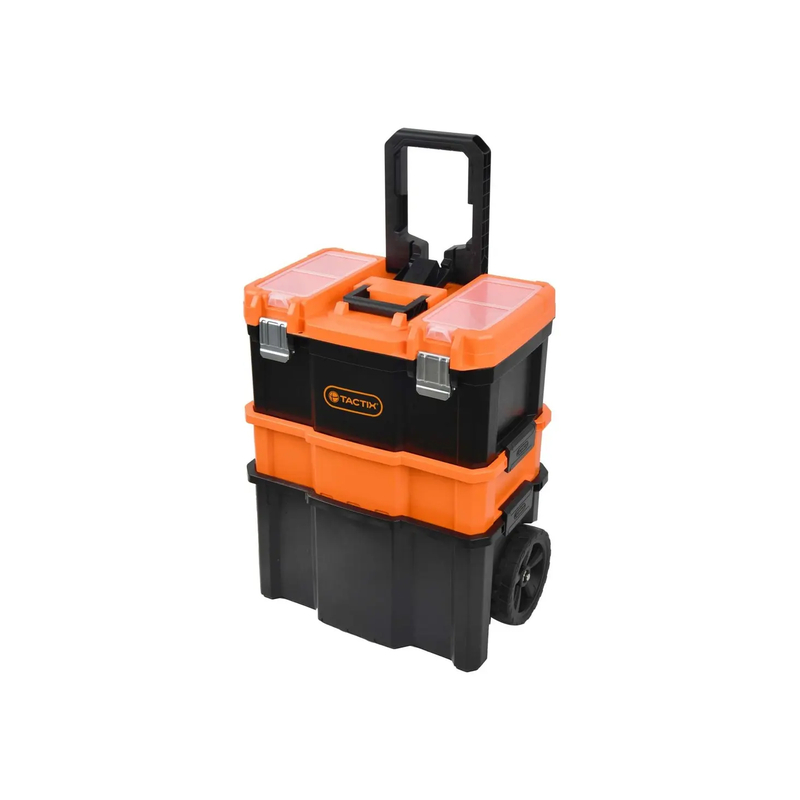 CAIXA FERRAM. MODULAR 3 EM 1 C/ RODAS ROCAST