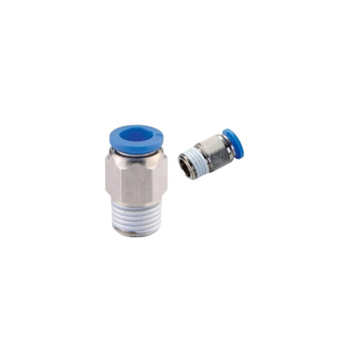 CONEXAO RAP. PNEUM. RETA 4MM R. MACHO 1/4