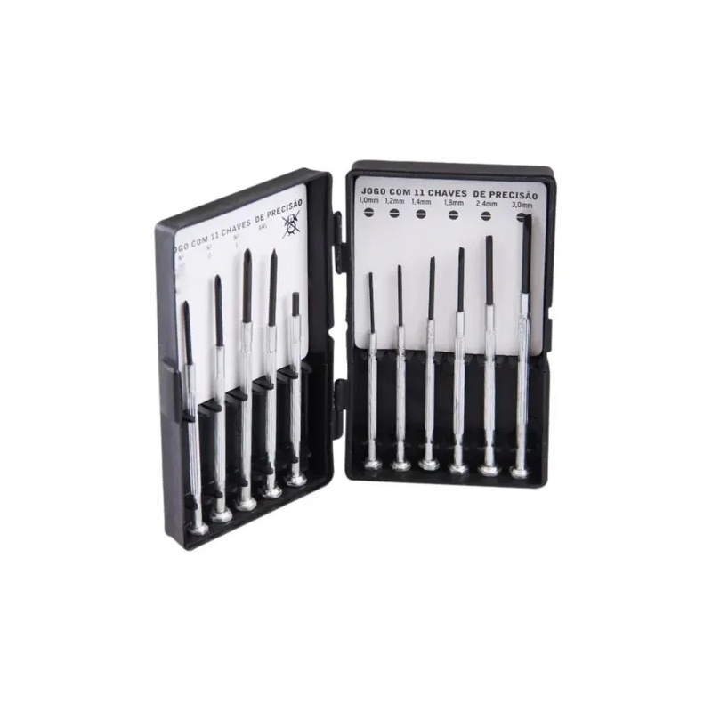 KIT CHAVES PARA RELOGIO 11 PCS FERTAK