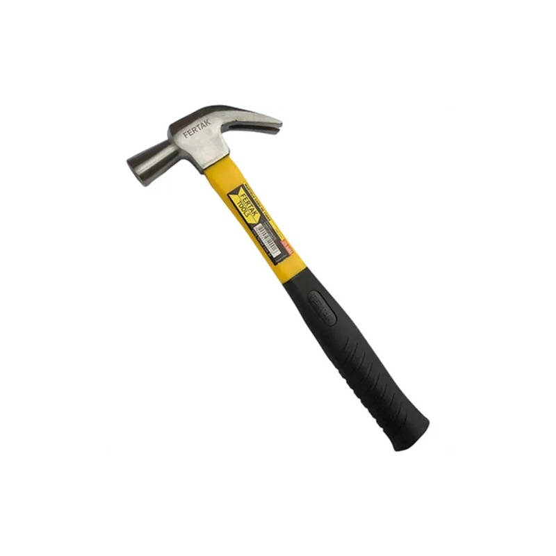 MARTELO UNHA CABO FIBRA EMBORR. 23 MM FERTAK