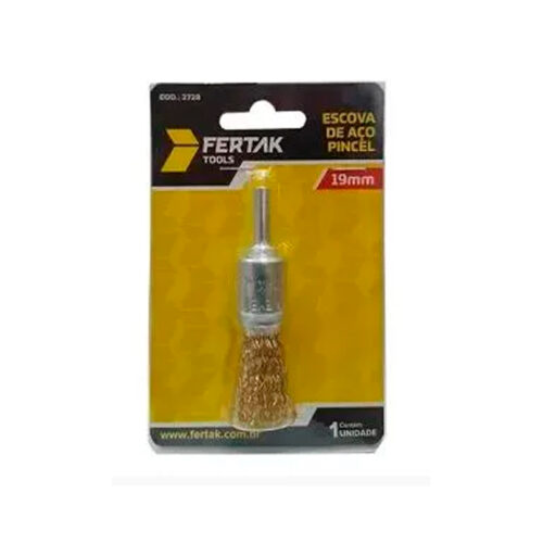 ESCOVA ACO PINCEL 19 X 6 MM FERTAK