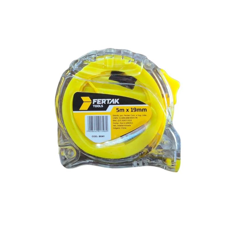 TRENA TRANSPARENTE 5 M X 19 MM FERTAK